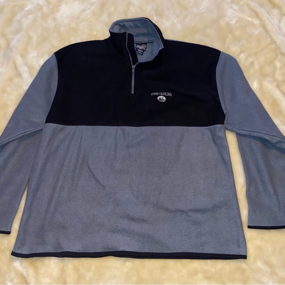 Salt CREEK APPAREL North Carolina Fleece Half Zip Sweatshirt grey/black C10